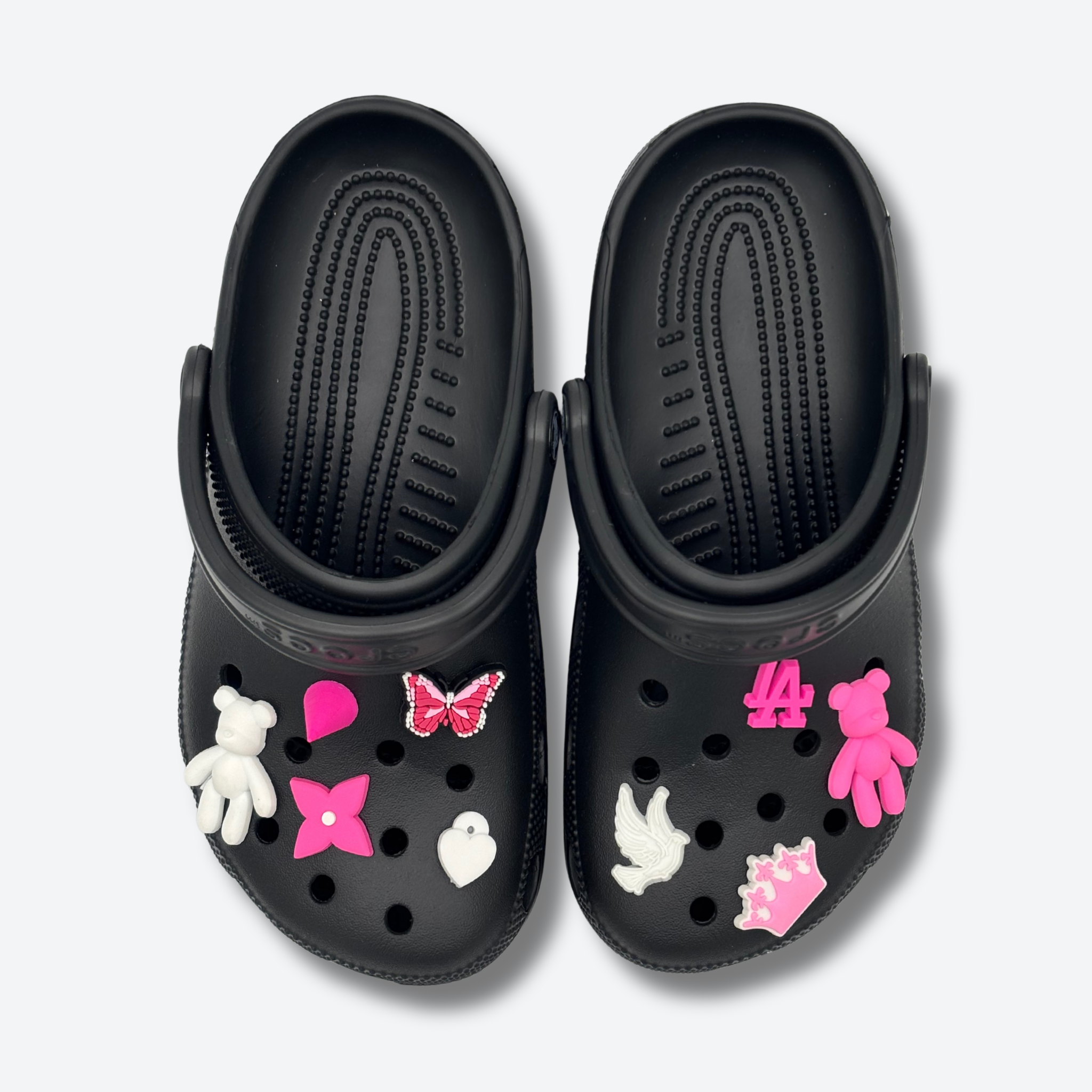 Pack 9 Pin's - Rose & Blanc