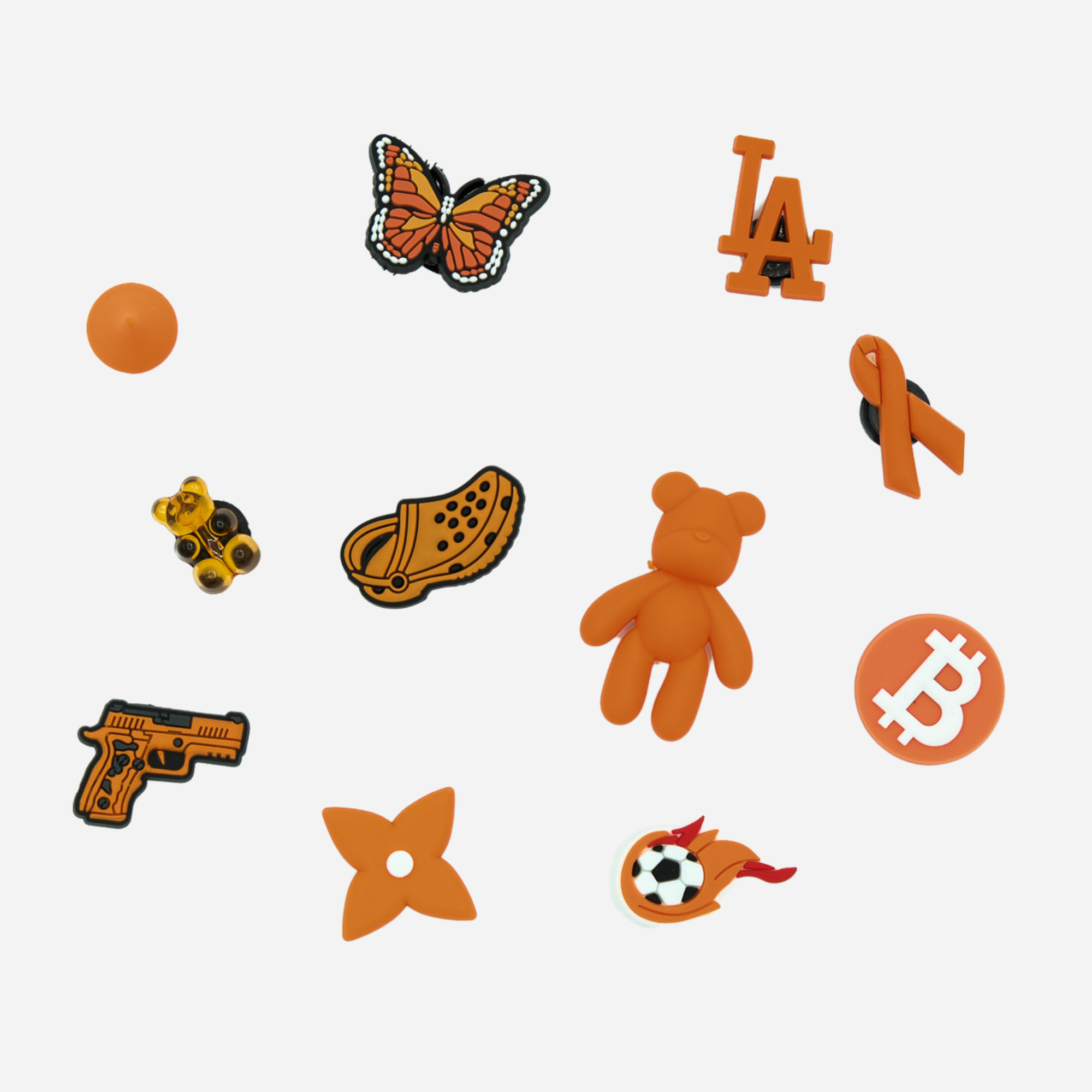 Pin's pour Clogs - Orange