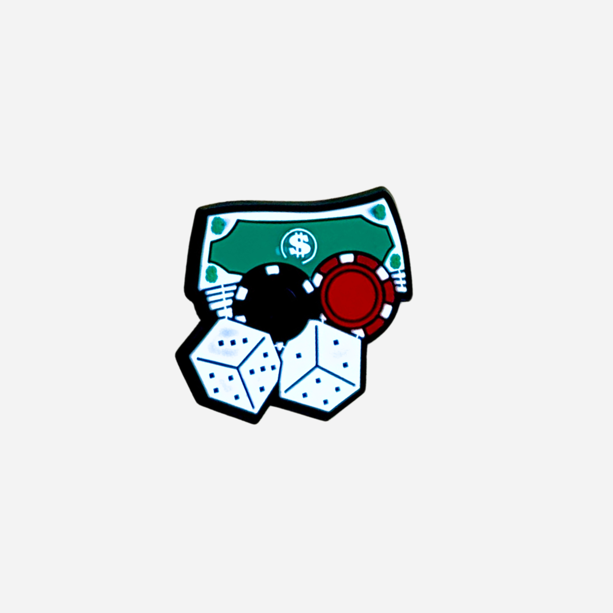 Pin's pour Clogs - Poker