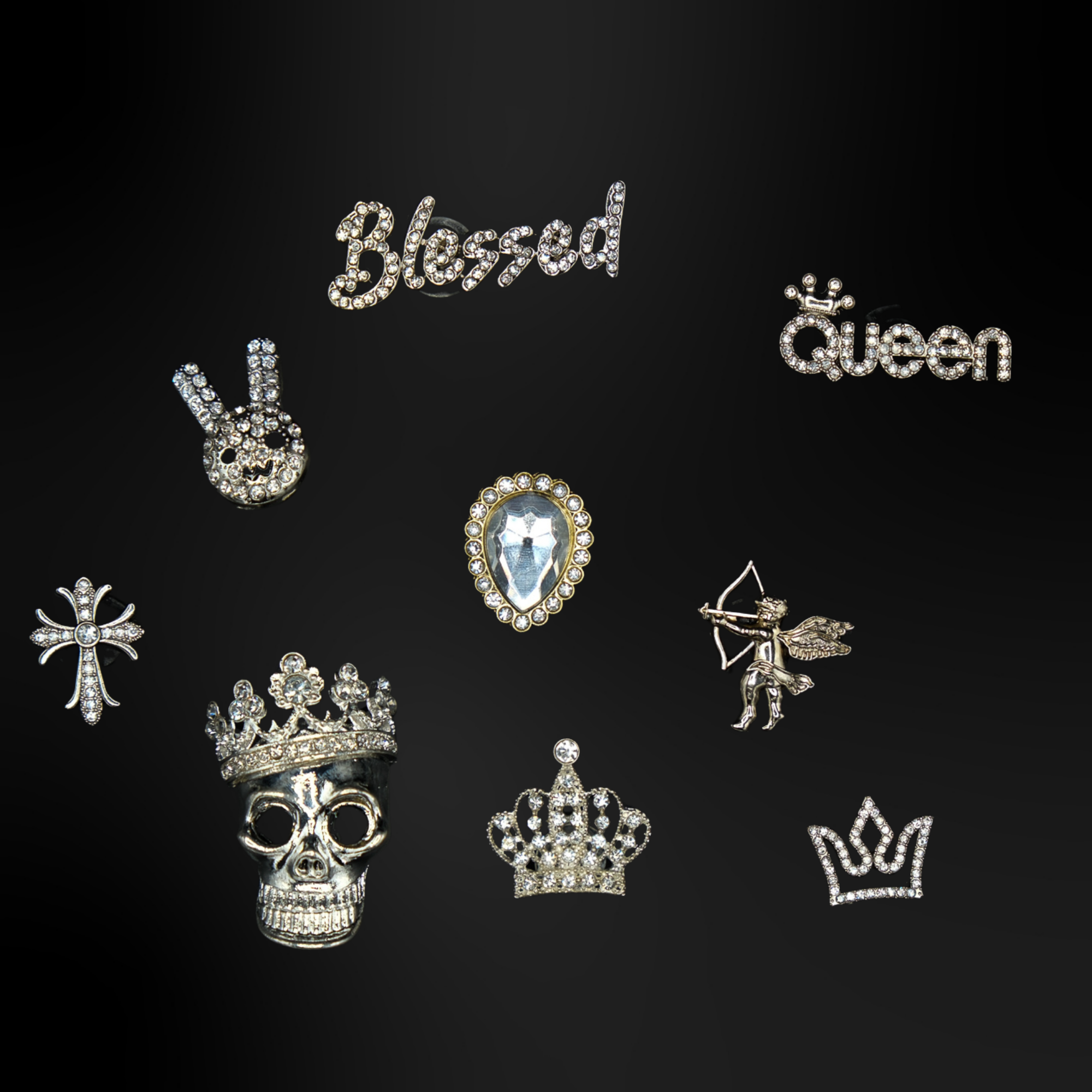 Pin's pour Clogs - Metalliques Argent