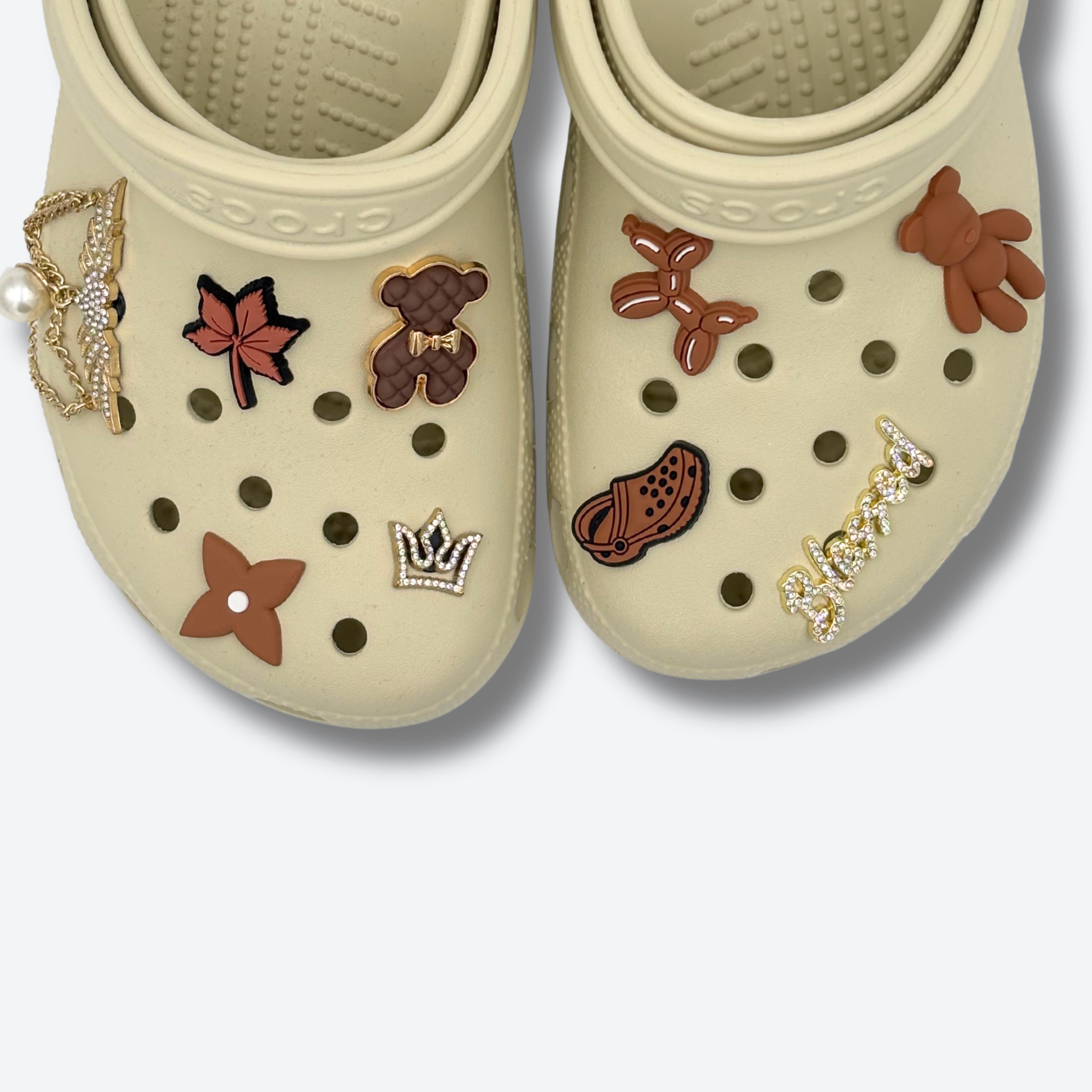 Pack 9 Pin's - Brown & Gold