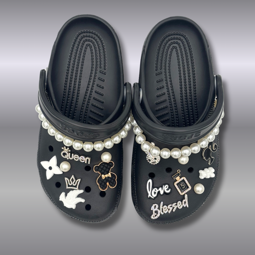 Clogs Bling Black