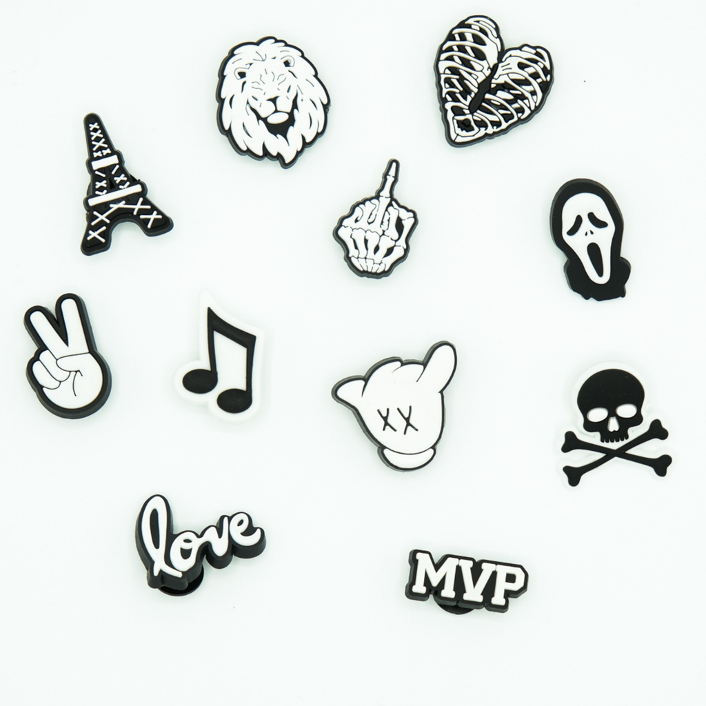 Pin's pour Clogs - Noir&Blanc