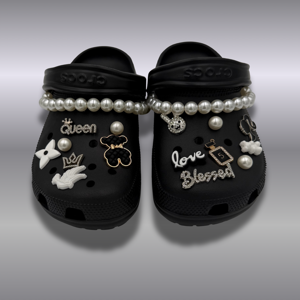 Clogs Bling Black