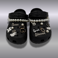 Clogs Bling Black