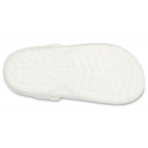 Sabot Crocs à Fourrure Blanche