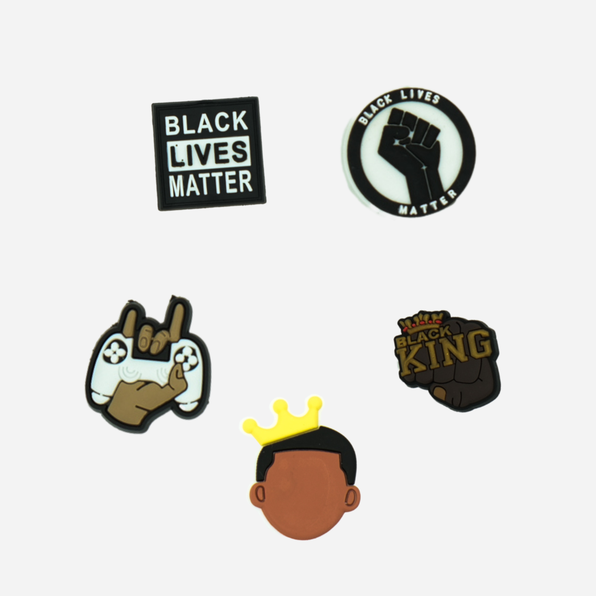 Pin's pour Clogs - Black Power Boy