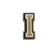 Pin's pour Clogs - Lettres Doré