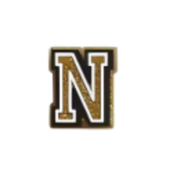 Pin's pour Clogs - Lettres Doré