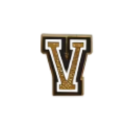 Pin's pour Clogs - Lettres Doré