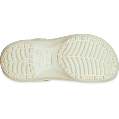 Sabot Crocs à Plateforme Beige