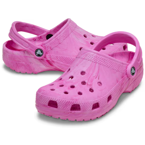 Sabot Crocs Rose Marbré